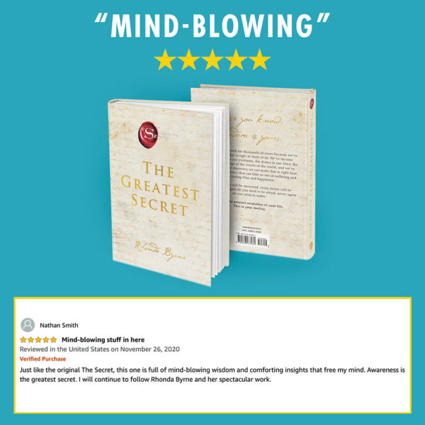 Review for The Greatest Secret - this one if full of mind-blowing wisdom and comforting insights that free my mind